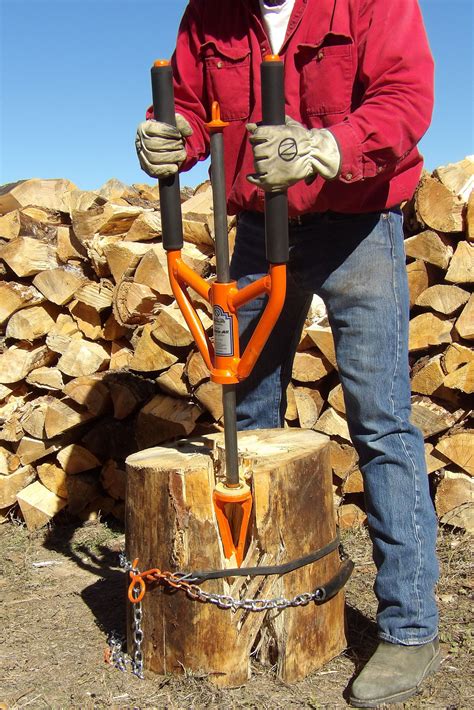 GOOD N USEFUL: Large Size - Best Split wood safely-firewood log splitter