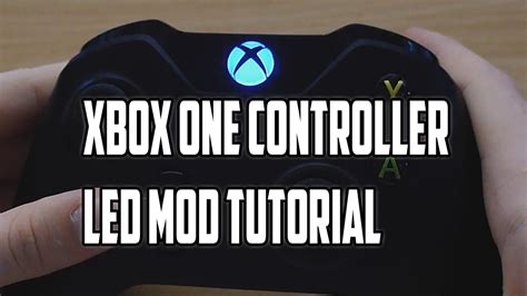 Xbox One Controller Custom LED Light Tutorial - YouTube