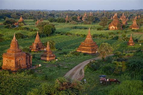 Burma-temples Of Bagan Photograph by George Graves