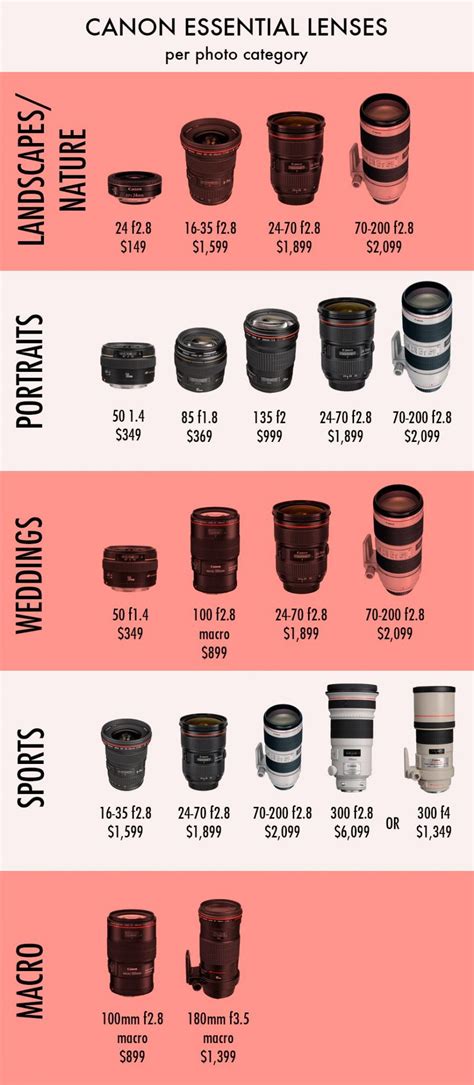 Different Types of Camera Lenses: Our Essential Guide