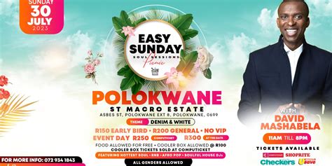 Easy Sunday Soul Sessions Picnic Polokwane - Computicket BoxOffice