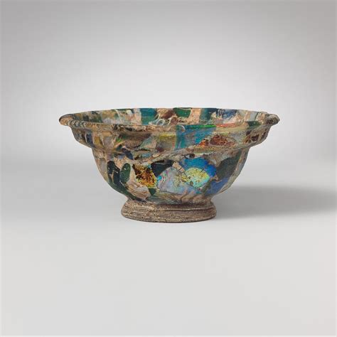 Glass mosaic bowl | Roman, probably Italian | Early Imperial | The Met