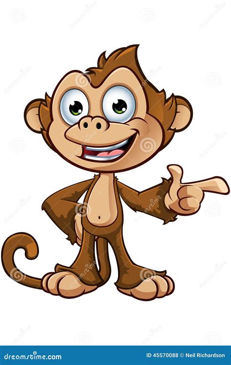 Cheeky Monkey Character stock vector. Illustration of jungle - 45570088