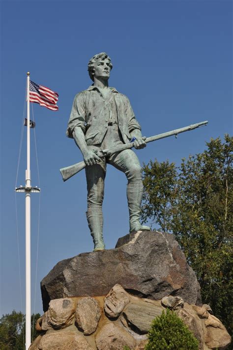 Minuteman Statue, Lexington Green, Massachusetts | American war of ...