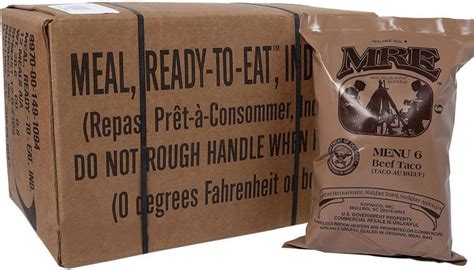 GI MRE Case of 12 Meals Army Navy Sales | Mre, Ready meal, Meal ready ...