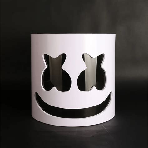 Flash Type!!!PVC Marshmello Helmet DJ Marshmello Mask Concert Props Future Bass Marshmello Music ...