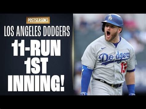 [Highlight] Dodgers Score 11 Runs in the First Inning against the ...