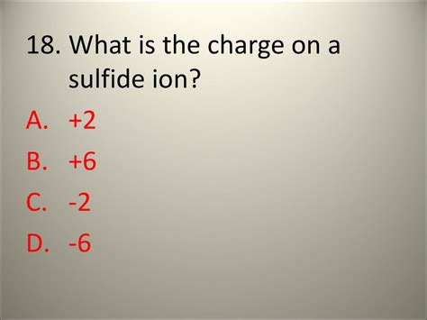 ! 1. What is an electron in the highest energy level of an atom called? A. Cation B. Anion C ...