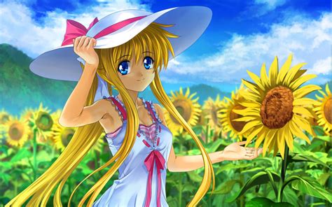 Anime Sunflower HD Wallpapers - Wallpaper Cave