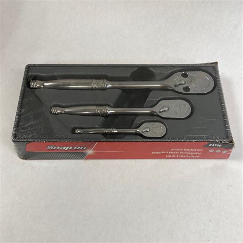 Snap On 3 Piece Ratchet Set, RAT80 - Shop - Tool Swapper