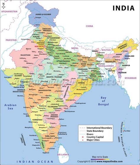 Major ports in India map - Major ports of India map (Southern Asia - Asia)