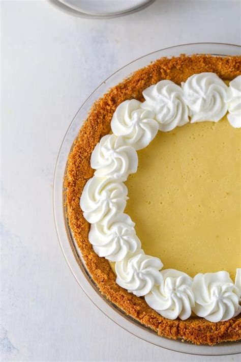 Passionfruit Pie with a Coconut Graham Cracker Crust - A Classic Twist