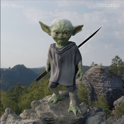 ArtStation - Adult Grogu aka baby Yoda