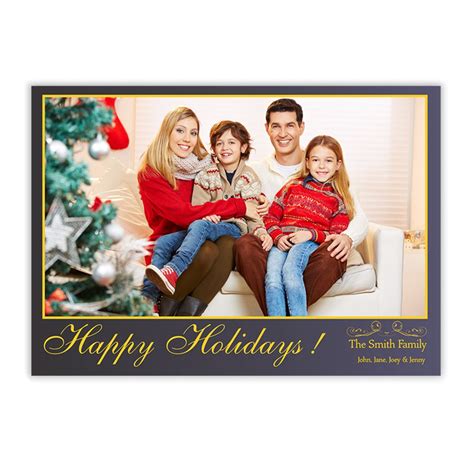 Happy Holiday Family Photo Card