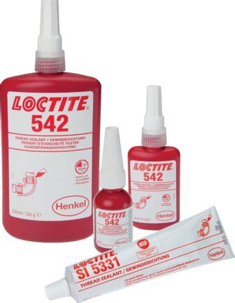 Henkel Anaerobic thread sealant, Loctite, 250 ml, est (542/250 ...