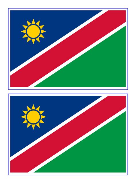 Namibia Flag | Templates at allbusinesstemplates.com