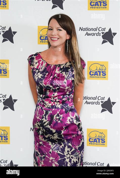 Elizabeth Rizzini attending the National Cat Awards at the Savoy Hotel ...