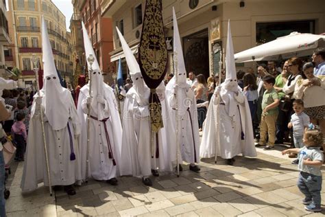 Holy Week Procession in Malaga, Spain. Editorial Photography - Image of mask, andalusia: 174499237