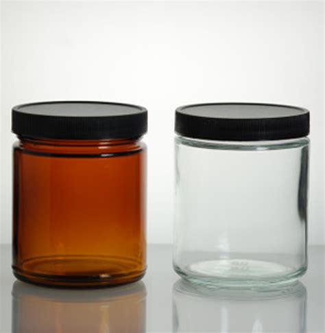 8 oz Glass Jars with caps - True Essence