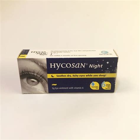 Hycosan Night Eye Ointment - 5g - Hassocks Eyecare Centre