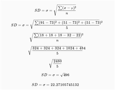 Standard Deviation Tutorial - Standard Deviation Calculator