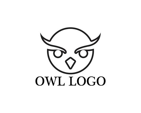 Owl head bird logo vector template animal 580702 Vector Art at Vecteezy