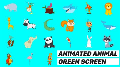 Green Screen Cartoon Animals Cartoon Animals Green Screen Animated Animals Green Screen – NBKomputer