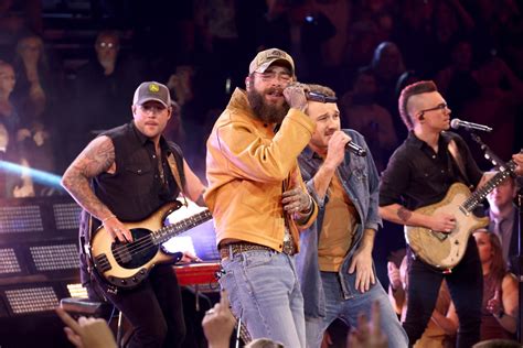 Watch Post Malone Perform With Morgan Wallen, Hardy at CMA Awards