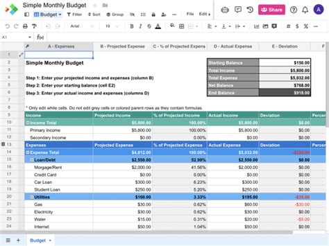 11 Monthly Budget Template Excel Free Excel Templates Excel Templates - Bank2home.com