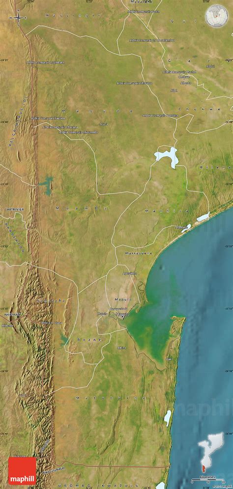 Satellite Map of Maputo