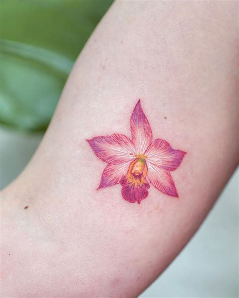 25 Prettiest Orchid Tattoo - Small Tattoos & Ideas