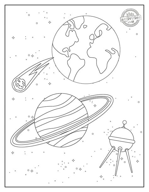 Free Printable Space Coloring Pages That Are Out Of This World! | Kids Activities Blog