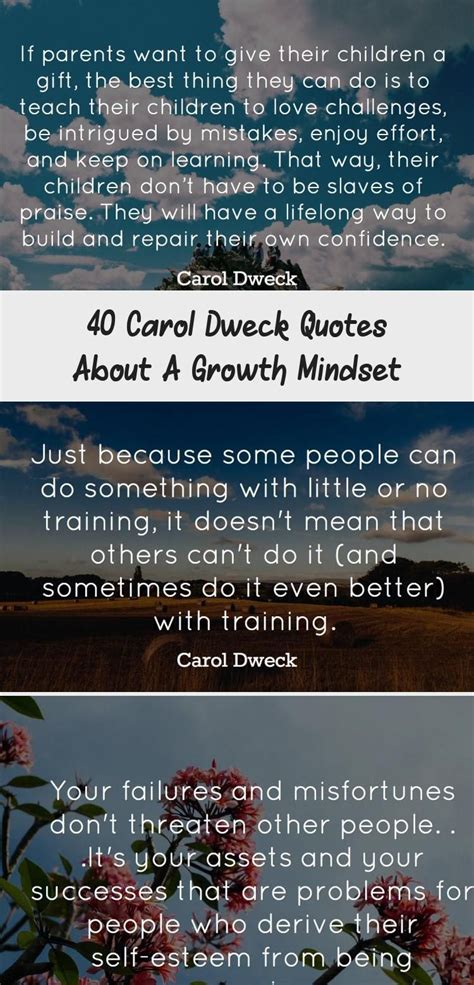 25 Carol Dweck Quotes About A Growth Mindset … in 2020 | Education ...