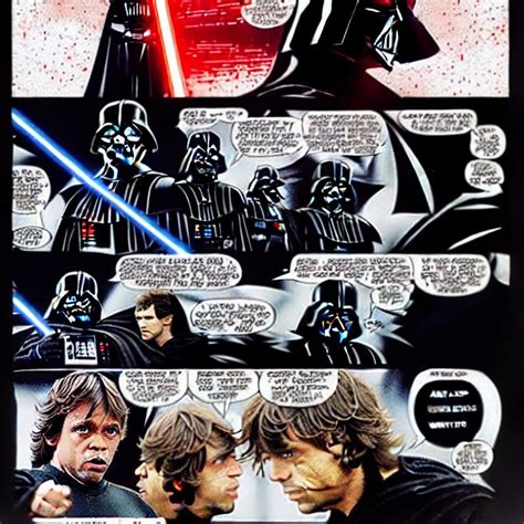 Luke Skywalker vs darth vader | OpenArt