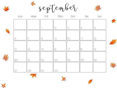 This cute printable calendar is sure to get you in the fall spirit that we all feel in the air ...