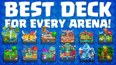 BEST DECKS for EVERY ARENA in Clash Royale! 🏆 (Arena 1-15 Decks) - YouTube