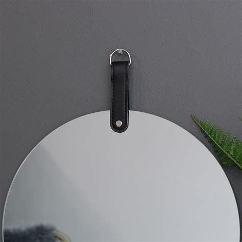 Round Frameless Wall Mirror