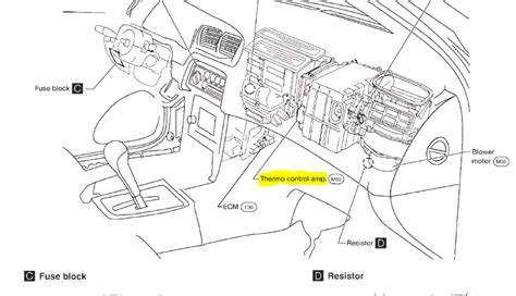 2000 Nissan frontier expansion valve location