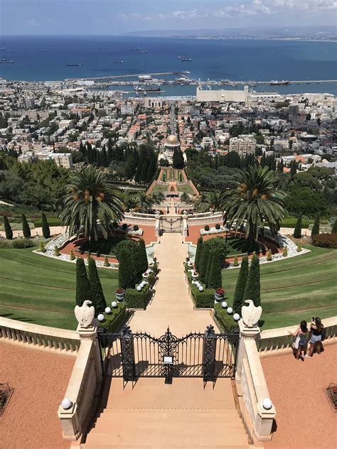 Baha’i Gardens (Haifa, Israel) - One of my favorite spots in the country : r/travel