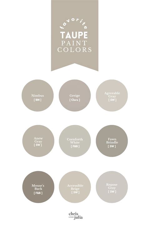 Top Benjamin Moore Taupe Colors - Infoupdate.org