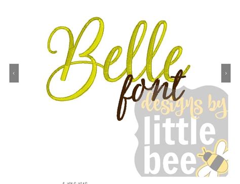 Belle font | Fonts design, Fonts, Monogram