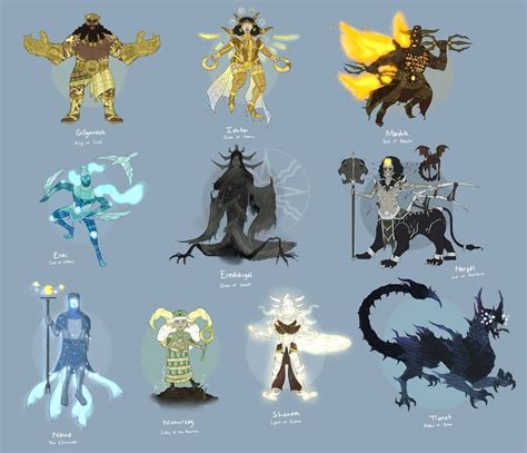 Smite Concept - Mesopotamian Gods by Kaiology on DeviantArt | Smite ...