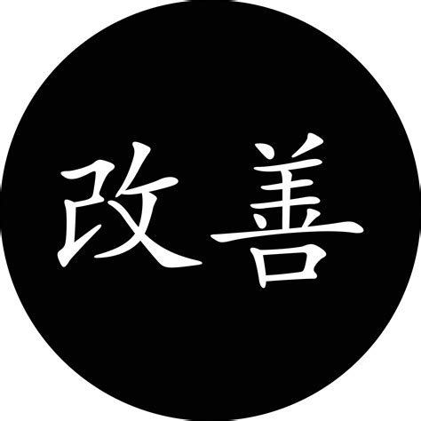 Kaizen icon on white background. Japanese symbol for improvement. flat style. 14037284 Vector ...