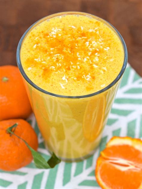 Recipe: Sunshine Smoothie with Coconut, Clementine and Turmeric | Recipe | Turmeric recipes ...