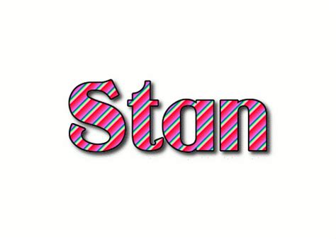 Stan Logo | Free Name Design Tool from Flaming Text