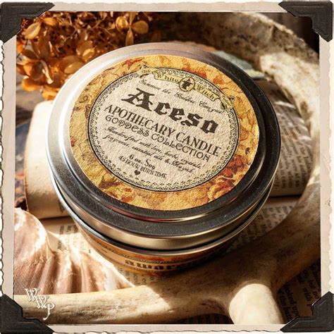 ACESO GODDESS CANDLE. 6 oz. For Comfort, Healing, Awareness, Family, R ...