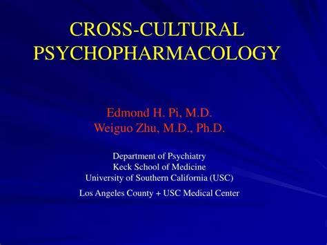 PPT - CROSS-CULTURAL PSYCHOPHARMACOLOGY PowerPoint Presentation, free download - ID:4201525