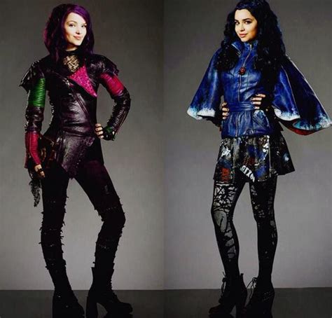 Mal and Evie from Disney's Descendants