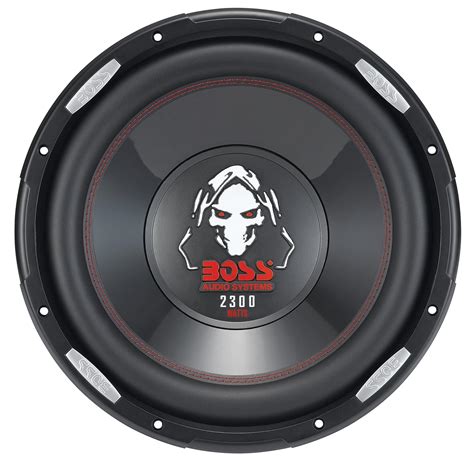 BOSS Audio BASS1600 1600 Watt Low Profile Amplified 10 Inch Subwoofer with Remote Subwoofer ...