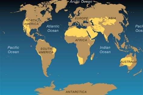 Map Of The Largest Deserts In The World